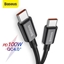 Изображение Kabel USB Baseus USB-C - USB-C 2 m Czarny (BSU2850BLK)