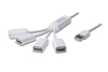 Picture of DIGITUS Slim Spider USB-Hub 4-Ports, 4 x USB A/F    DA-70216