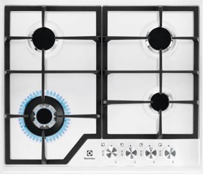 Picture of Electrolux EGS6436WW White Built-in Gas 4 zone(s)