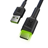 Picture of Green Cell USB Male - USB Type-C Male Fast Charging with LED Diode 2m