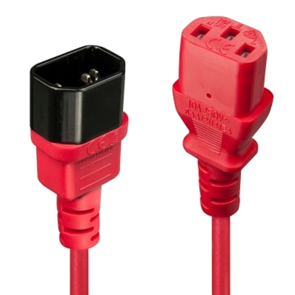 Attēls no IEC Extension Cable, Red, 2m
