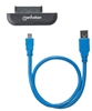 Изображение Manhattan USB-A to SATA 2.5" Adapter Cable, 42cm, Male to Male, 5 Gbps (USB 3.2 Gen1 aka USB 3.0), Supports 48-bit LBA, SuperSpeed USB, Three Year Warranty, Blister