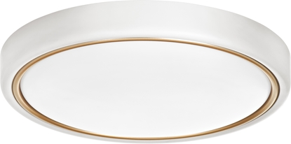 Attēls no Modern LED ceiling plafond Activejet VERDI White/Gold 23W