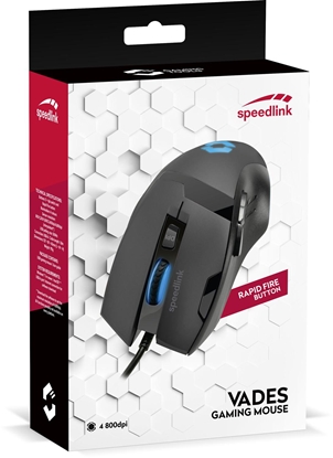 Attēls no Speedlink mouse Vades, black (SL-680014-BKBK)