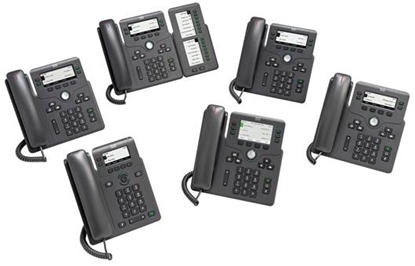 Attēls no Cisco 6821 IP phone Black 2 lines