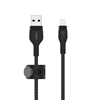 Picture of Belkin Flex Lightning/USB-A 1m mfi cert., black CAA010bt1MBK