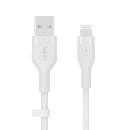 Picture of Belkin Flex Lightning/USB-A 1m mfi cert., white CAA008bt1MWH