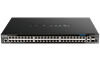 Picture of D-Link DGS-1520-52MP network switch Managed L3 Gigabit Ethernet (10/100/1000) Power over Ethernet (PoE) 1U Black