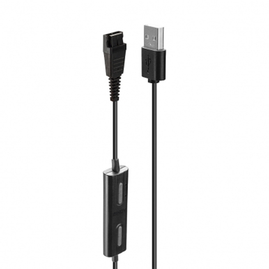 Picture of Lindy USB Type A to Quick Disconnect Headset Adapter