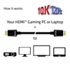 Picture of CLUB3D Ultra High Speed HDMI 4K120Hz, 8K60Hz Cable 48Gbps M/M 3 m/ 9.84ft