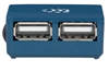 Изображение Manhattan USB-A 4-Port Micro Hub, 4x USB-A Ports, Blue, 480 Mbps (USB 2.0), Bus Power, Equivalent to ST4200MINI2, Hi-Speed USB, Three Year Warranty, Blister