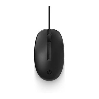 Изображение HP 128 USB Wired Laser Mouse, Sanitizable - Black