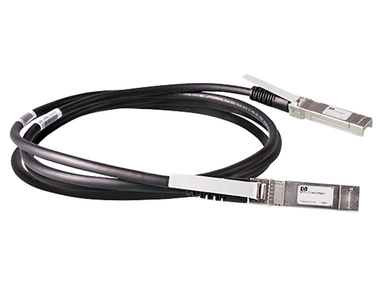 Picture of HP 10G SFP+ to SFP+ 3m Direct Attach Copper InfiniBand cable SFP+ Black