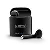 Изображение Savio TWS-02 Wireless Bluetooth Earphones, Black