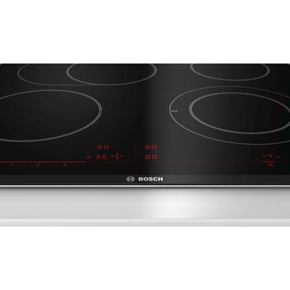 Picture of Bosch Serie 8 PKN675DP1D hob Black, Stainless steel Built-in Ceramic 4 zone(s)