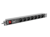 Picture of LANBERG PDU RACK POWER STRIP (1U,10A,7X 230V,2M)