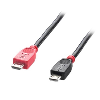 Attēls no Lindy USB 2.0 Cable Micro-B/ Micro-B OTG, 0.5m