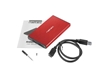 Picture of NATEC Rhino GO HDD/SSD enclosure Red 2.5"