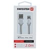 Picture of Swissten MFI Textile Fast Charge 3A Lightning Data and Charging Cable 2m