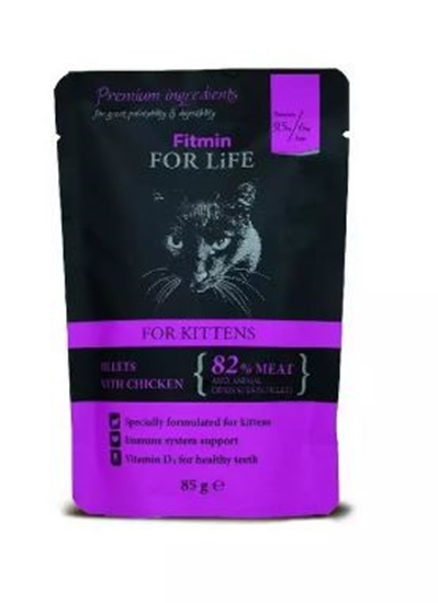 Picture of FITMIN Kitten Chicken - wet cat food - 85 g