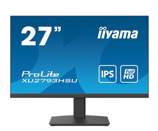 Picture of Iiyama ProLite XU2793HSU-B4 - LED monitor - 27" - 1920 x 1080 Full HD (1080p) @ 75 Hz - IPS - 300 cd / m² - 1000:1 - 4 ms - HDMI, VGA, DisplayPort - speakers - matte black