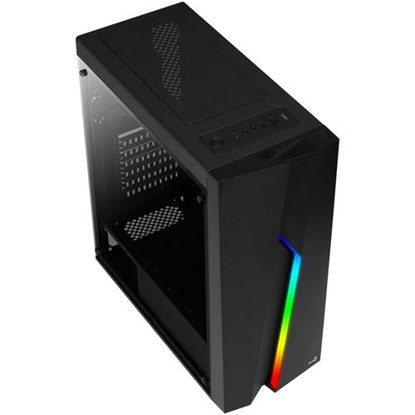 Picture of Geh AeroCool Midi Bolt Black RGB MicroATX/ATX/Mini-ITX o.N.