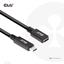 Attēls no CLUB3D USB Gen1 Type-C Extension Cable 5Gbps 60W(20V/3A) 4K60Hz M/F 2m/6.56ft