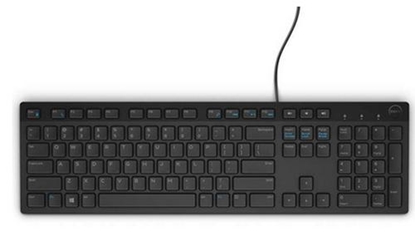 Attēls no DELL KB216 keyboard QWERTY Danish Black