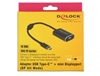 Picture of Delock Adapter USB Type-C™ male > mini Displayport female (DP Alt Mode) 4K 60 Hz with PD function