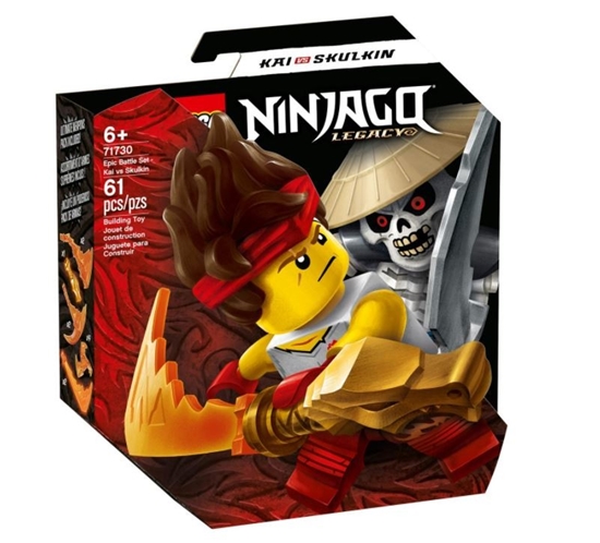 Picture of LEGO Ninjago Epicki zestaw bojowy - Kai kontra Szkielet (71730)