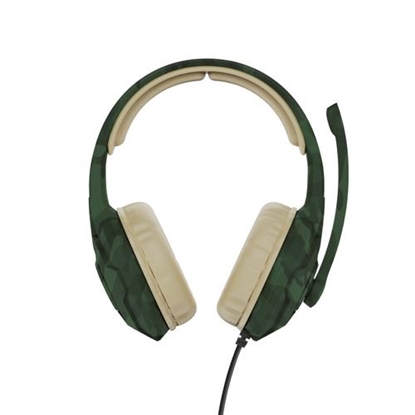 Изображение Trust GXT 411C Radius Headset Wired Head-band Gaming Beige, Black, Green