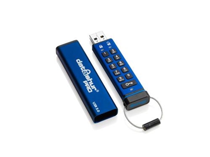Picture of iStorage datAshur PRO 256-bit 64GB USB 3.0 secure encrypted flash drive IS-FL-DA3-256-64