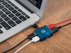 Изображение Manhattan USB-A 4-Port Micro Hub, 4x USB-A Ports, Blue, 480 Mbps (USB 2.0), Bus Power, Equivalent to ST4200MINI2, Hi-Speed USB, Three Year Warranty, Blister