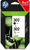 Picture of HP 302 2-pack Black/Tri-color Original Ink Cartridges