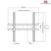 Picture of LCD LED Plasma TV Mount Wall Slim Mount Max. 32-70" Up To 35kg Maclean MC-748