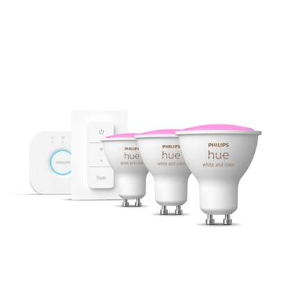 Attēls no Philips Hue White and colour ambience Starter kit GU10