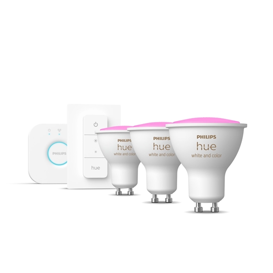 Picture of Philips Hue White and colour ambience Starter kit GU10