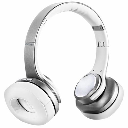 Изображение Evolveo SupremeSound SD8EQSL headphones/headset Wireless Head-band Music Micro-USB Bluetooth Silver