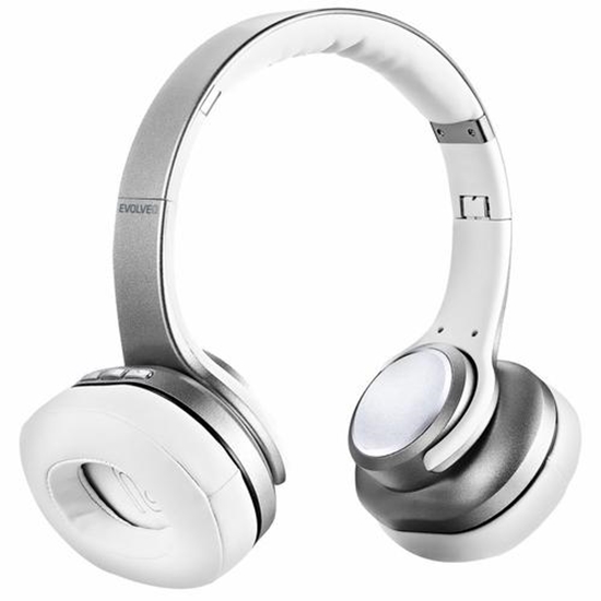 Picture of Evolveo SupremeSound SD8EQSL headphones/headset Wireless Head-band Music Micro-USB Bluetooth Silver