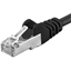 Attēls no PremiumCord PREMIUMCORD Patch kabel CAT6a S-FTP, RJ45-RJ45, AWG 26/7 10m czarny