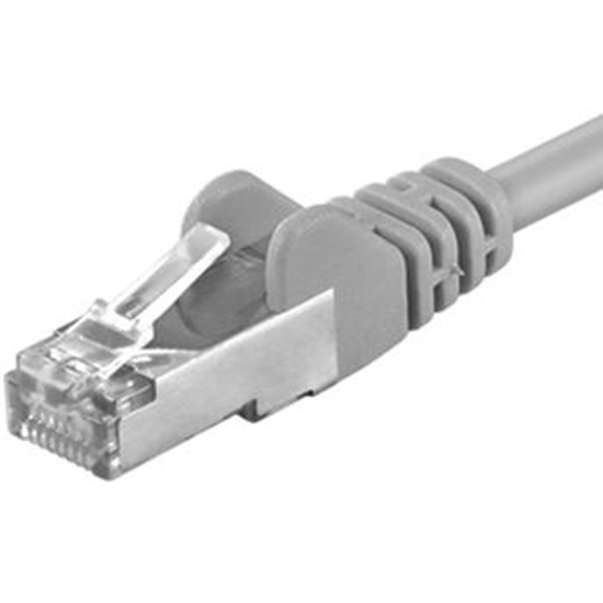 Picture of PremiumCord PREMIUMCORD Patch kabel CAT6a S-FTP, RJ45-RJ45, AWG 26/7 7m szary