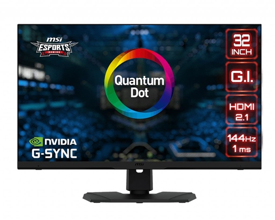 Изображение MSI Optix MPG321UR-QD computer monitor 81.3 cm (32") 3840 x 2160 pixels 4K Ultra HD LCD Black