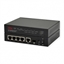 Attēls no ROLINE Gigabit Ethernet Switch, 6x (5xGbE + 1x Gbic(SFP),  4x PoE+)