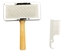 Изображение TRIXIE 2354 Silver, White, Wood Cat (animal) / Dog Brush