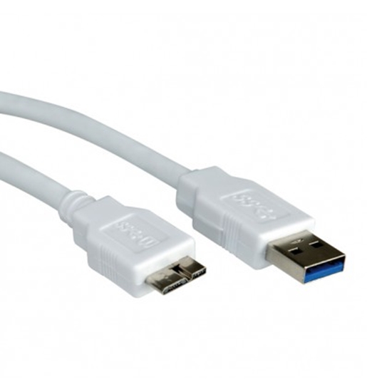 Picture of USB 3.0 Cable, USB Type A M - USB Type Micro B M 0.8 m