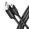 Picture of BUMM-AM20AB Kabel MicroUSB - USB A, 2m, USB 2.0, 2.4A, ALU, oplot Czarny