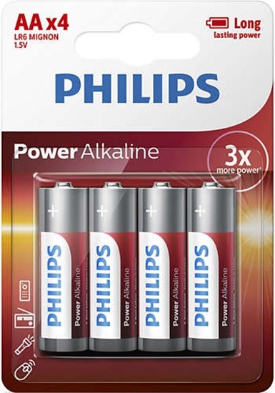 Изображение Baterie Power Alkaline AA 4szt. blister