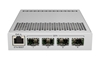 Picture of Switch|MIKROTIK|1x10Base-T / 100Base-TX / 1000Base-T|4xSFP+|PoE ports 1|CRS305-1G-4S+IN