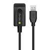 Изображение Kabel USB Techly USB-A - USB-A 5 m Czarny (IUSB-REP20TY)