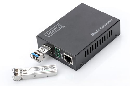 Attēls no DIGITUS Medienkonverter Gigabit Ethernet RJ45/SFP